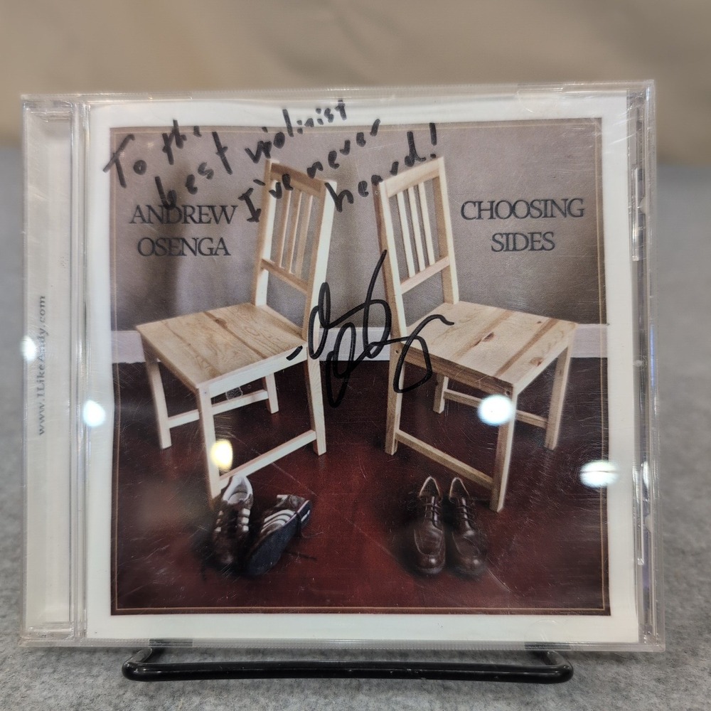Andrew Osenga Choosing Sides Signed CD Album